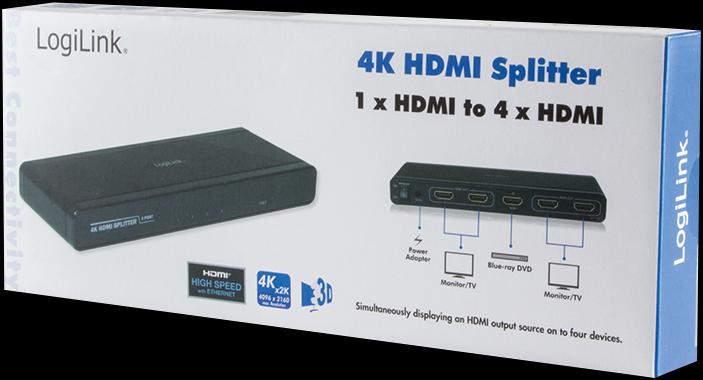 Produktbild LogiLink 4K HDMI (Splitter)