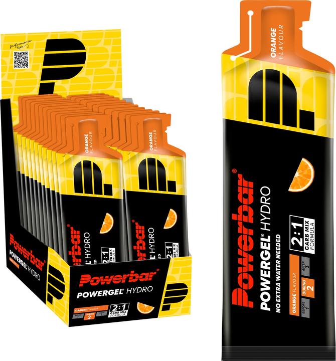 Actual product image Powerbar PowerGel Hydro (Orange, 24 pcs., 1850 g)