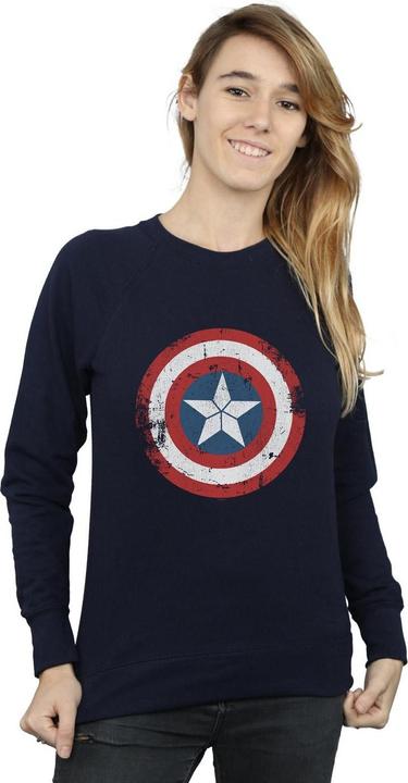 Produktbild Captain America Civil War Distressed Shield Sweatshirt (XXL)