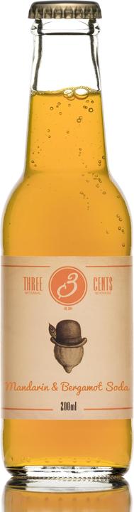 Image du produit Three Cents Soda mandarine & bergamote (24 x 20 cl)