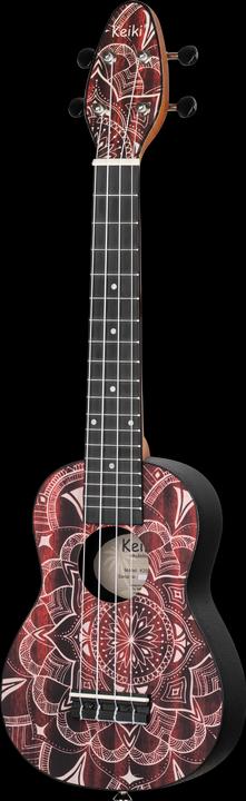 Image du produit Keiki Ukulele Package - Soprano - Red Kaleidoscop (Soprano, Soprano)