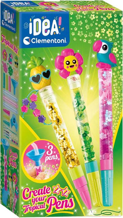 Actual product image Clementoni Your pencil creations Tropical (French)