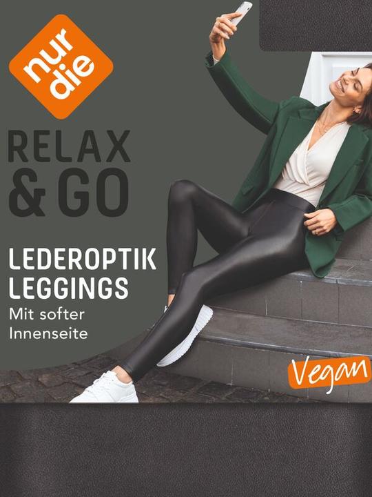 Nur Die Lederoptik Leggings (32, 33, 34)