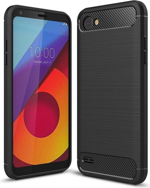 Produktbild Screenguard LG Q6 Hülle Carbon Brushed Soft TPU (LG Q6)