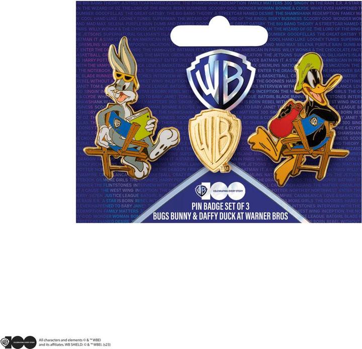Immagine prodotto Cinereplicas Looney Tunes pack 2 spille di Bugs Bunny e Daffy Duck presso lo Studio Warner Bros