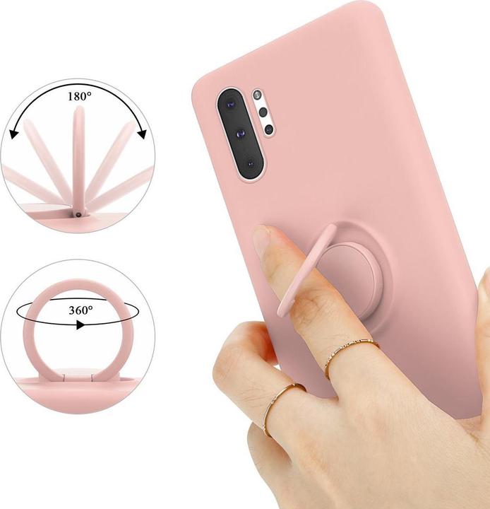 Produktbild Cadorabo TPU Liquid Ring Silicone Case Hülle (Samsung Galaxy Note 10 Plus)
