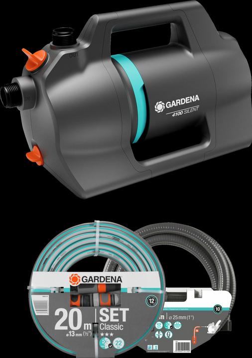Produktbild Gardena 4100 Silent Gartenpumpen-Set (Gartenpumpe)