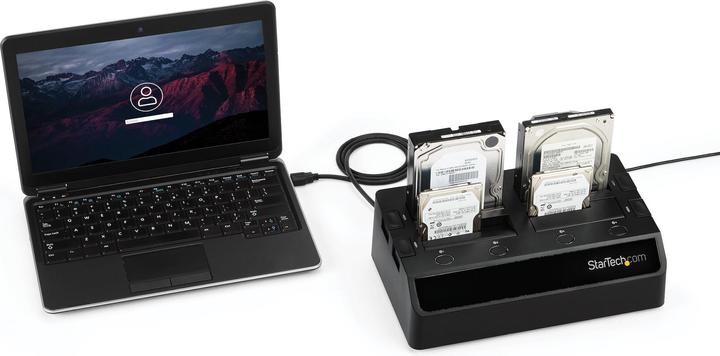 Produktbild StarTech USB 3.0 4 Bay Hard Drive Docking Station (2.5", 3.5")