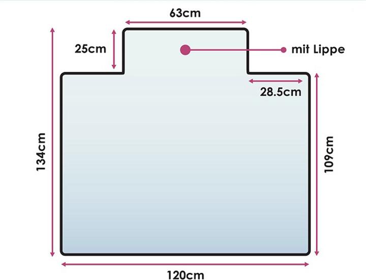 Immagine prodotto Trenddeko Tappetino di protezione del pavimento Ultimat (120 x 134 cm)