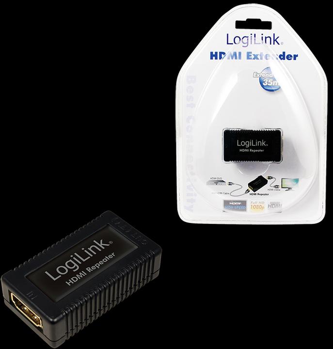 Actual product image LogiLink HDMI repeater (0.02 m)