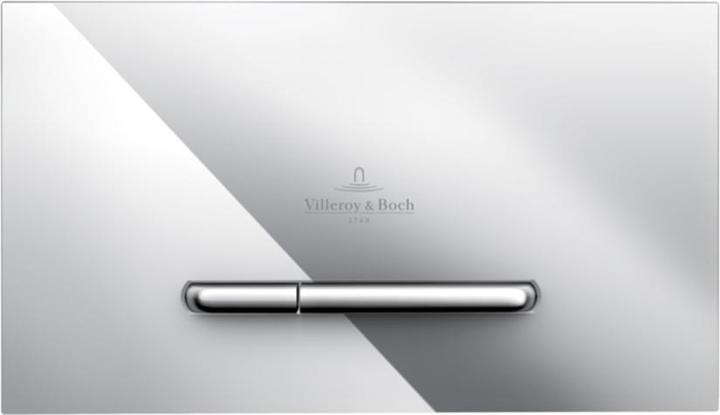 Actual product image Villeroy & Boch V&B actuator plate ViConnect E300 253x145x20mm chrome