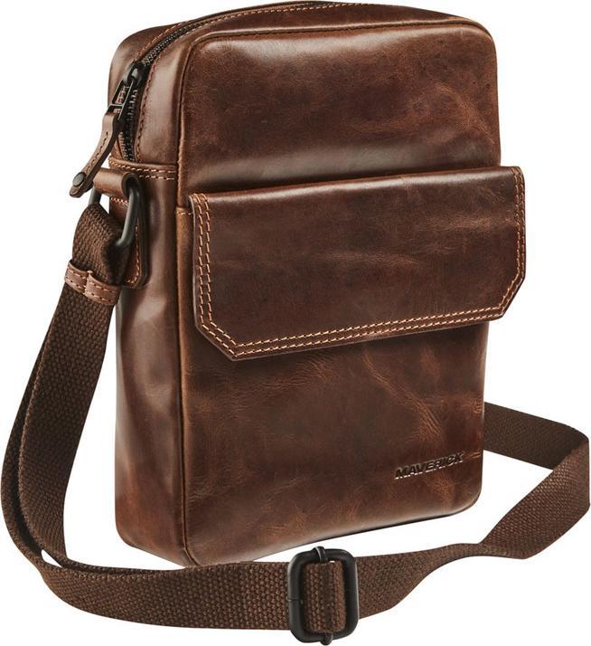 Maverick The Original Leder-Tasche City, braun
