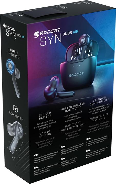 Actual product image Roccat SYN Buds Air TWS Ear Buds ROC-14-102-02 black (15 h, Wireless)