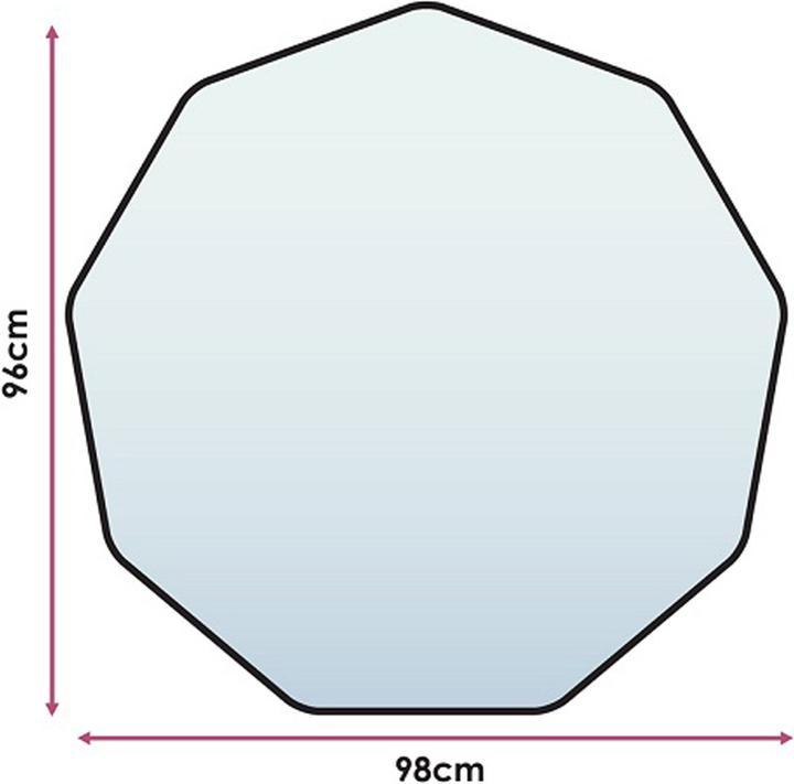 Image du produit Trenddeko Cleartex 9mat Tapis de protection du sol (96 x 98 cm)