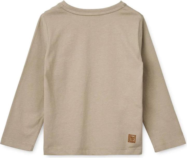 Actual product image Liewood T Shirt long sleeve Apia OEKO TEX Monster / Mist (128)