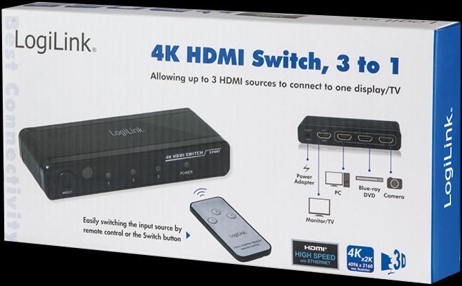 Produktbild LogiLink HDMI Switch (Video Switch)