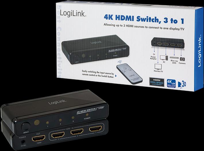 Produktbild LogiLink HDMI Switch (Video Switch)