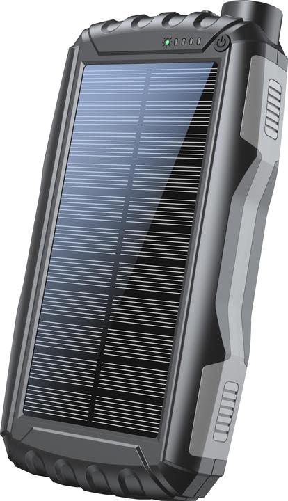 Image du produit Denver Banque d'énergie solaire PSO-20009 20000mAh + lampe torche (20000 mAh, 10 W, 74 Wh)