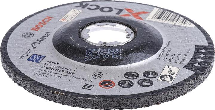 Produktbild Bosch Professional Zubehör PRO Metal X-Lock Schleifscheibe, 125 x 6 x 22,23 mm