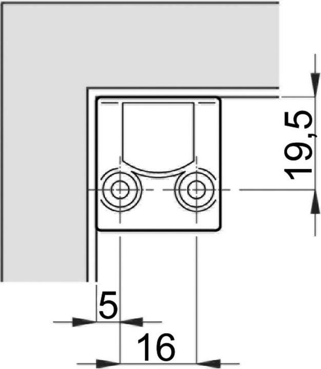 Immagine prodotto Salice Push-Adapter