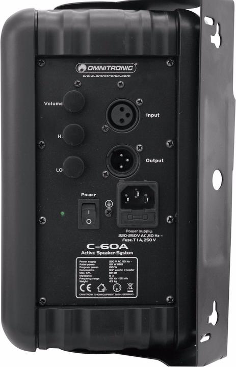 Actual product image Omnitronic C-60A (1 pair)