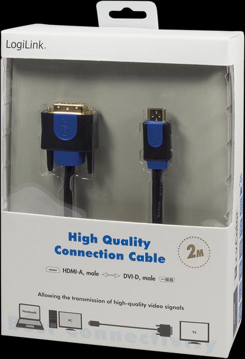 Produktbild LogiLink HDMI (Typ A) — DVI (5 m, DVI, HDMI)
