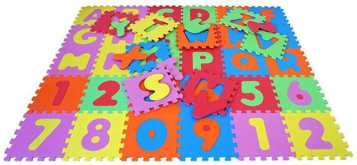 Actual product image Knorrtoys Puzzlematte - "Alphabet + Zahlen" /36-tlg./30cm (30 x 30 cm)