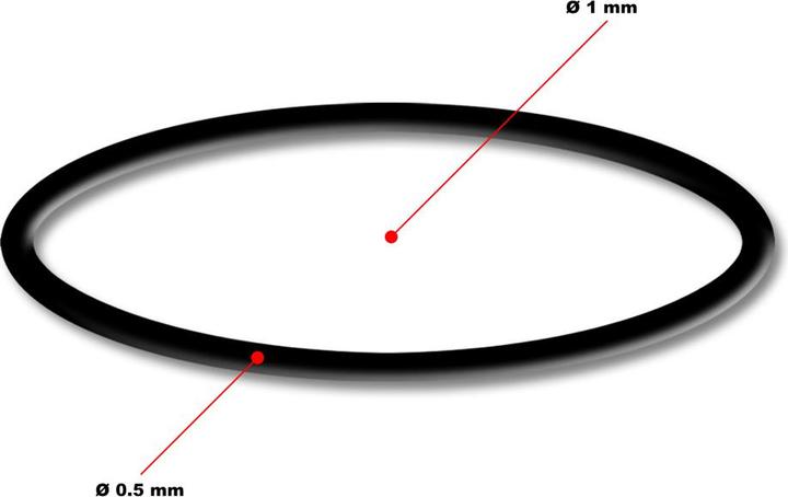 Actual product image Wiltec O-Ring for Airbrush Nozzles Airbrush Accesories Gun