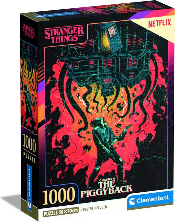 Actual product image Clementoni STRANGER THINGS - Eddie - Puzzle 1000P (1000 pieces)