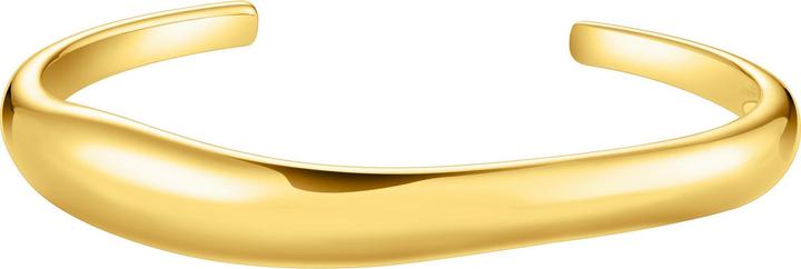 Produktbild Thomas Sabo Armreif mit geschwungener Form (15 cm, 750 Gelbgold Vergoldung, 925 Sterlingsilber)