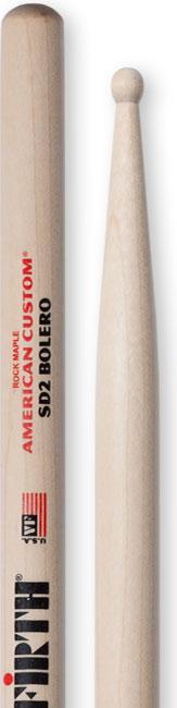 Actual product image Vic Firth VFSD2 Drum Sticks SD2 Bolero (Drum set)