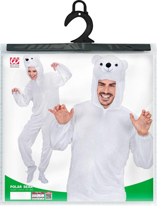 Actual product image Widmann Costume plush polar bear hoods (M, L)