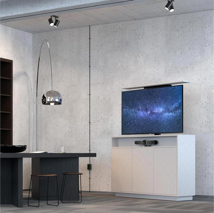 Image du produit Multibrackets TV-Lift Meuble AV, blanc max. 50 kg (55", 50 kg)