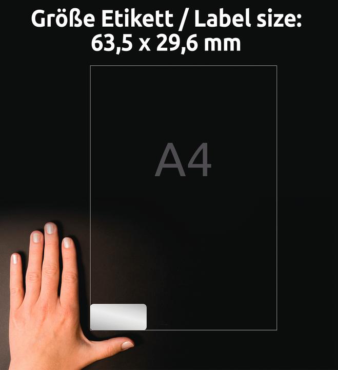 Actual product image Avery Type plate labels