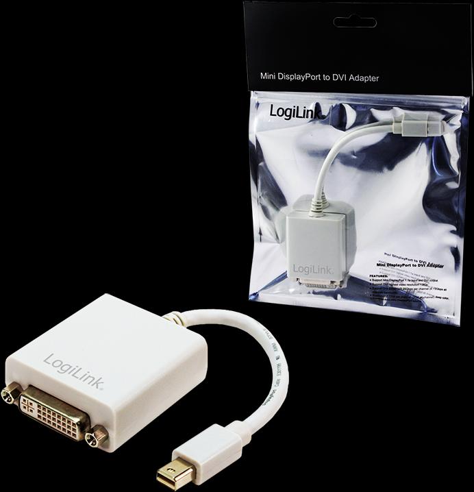 Actual product image LogiLink Mini DisplayPort to DVI (DVI, 9 cm)