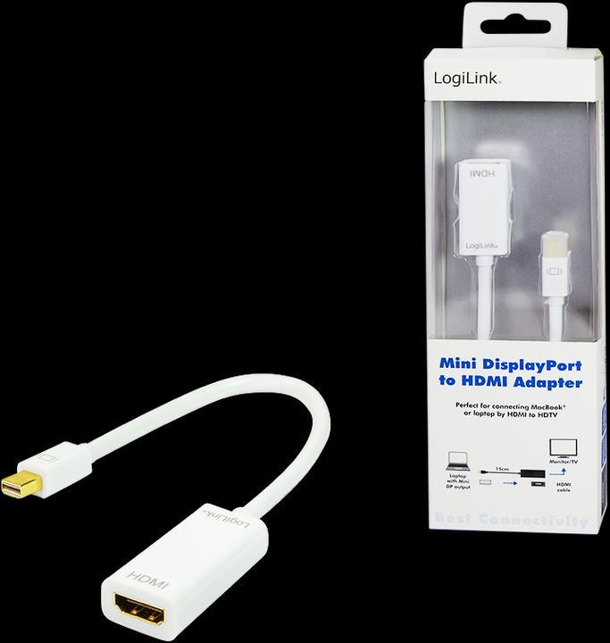Immagine prodotto LogiLink Mini DP zu (HDMI, 10 cm)
