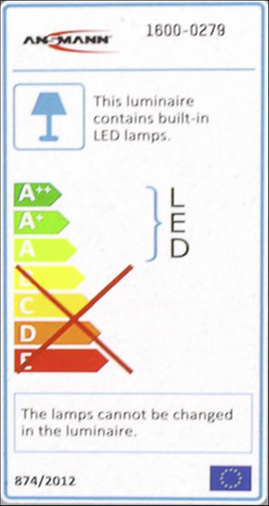 Etichetta energetica Ansmann FL2400AC 30W/2400lm Faretto LED Luminary (2400 lm)