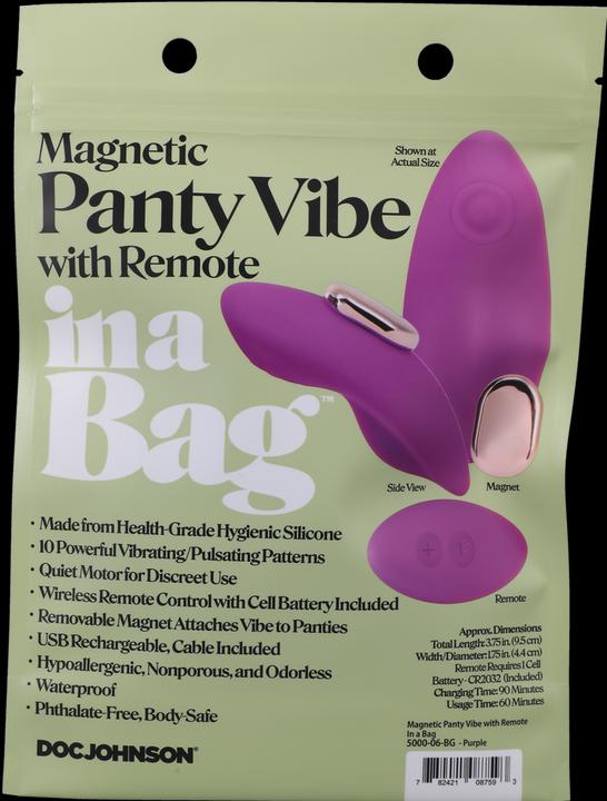 Image du produit Doc Johnson Magnetic Panty Vibe with Remote