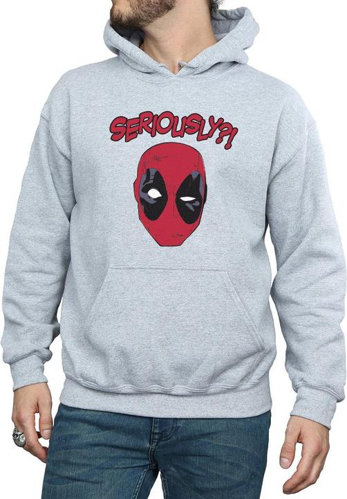 Actual product image Mens Deadpool Seriously Hoodie (XXL)