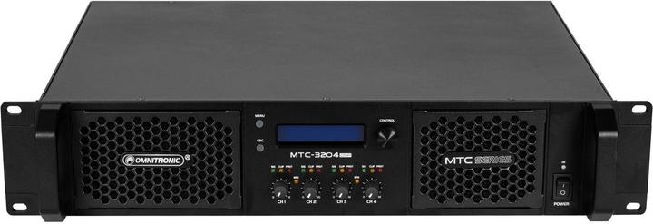 Actual product image Omnitronic MTC-3204DSP 4-channel power amplifier with DSP (Final stage)