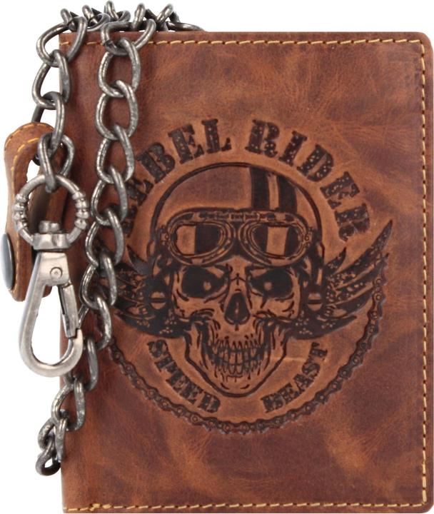 Greenburry Rebel Rider Biker Geldbörse Leder 11 cm