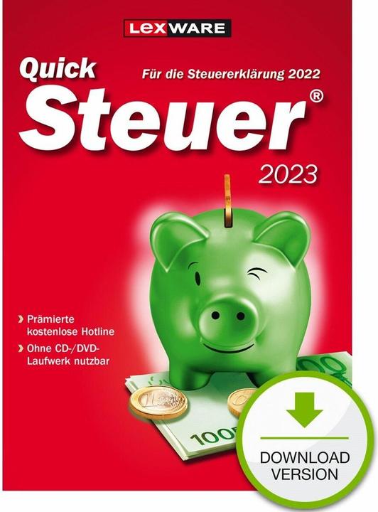 Actual product image Lexware QuickTax 2023 1 license(s) (1 User, 12 months)