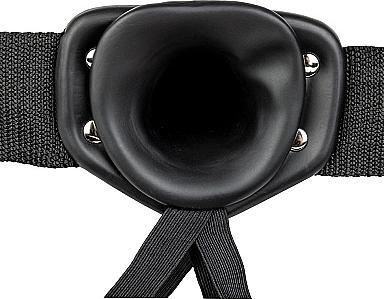 Produktbild RealRock Vibrating Hollow Strap-on No Balls - 10" / 24,5 cm