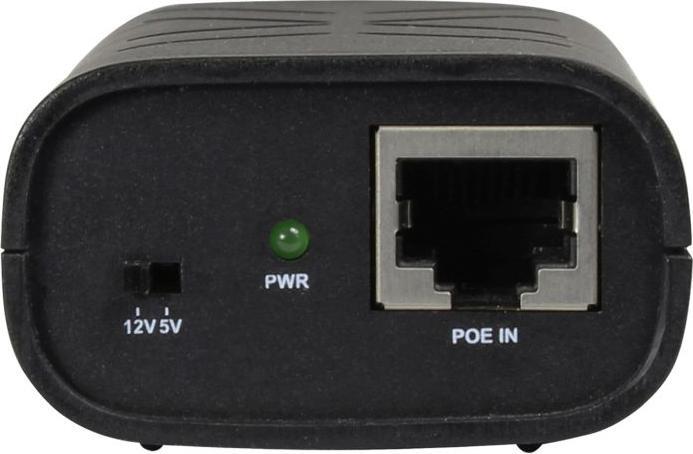 Actual product image Allnet PoE splitter mini/extractor / Gigabit / 24W / 5V/12V switchable / ALL-PS102G-AF-AT