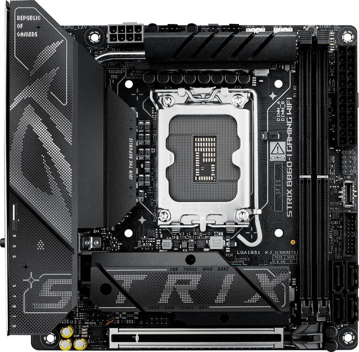ASUS ROG STRIX B860-I GAMING WIFI (LGA 1851, Intel B860, Mini-ITX)
