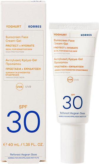 Produktbild Korres Yoghurt Sonnencreme-Gel für das Gesicht SPF 30 (Sonnencreme Gesicht, SPF 30, 40 ml, 40 g)