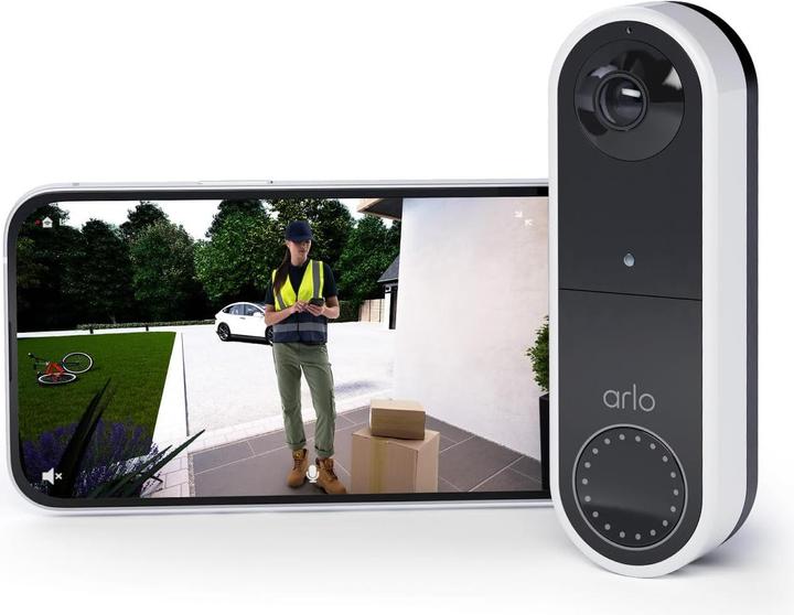 Produktbild Arlo Kabellose Essential Video-Türklingel, weiss (Kabellos)