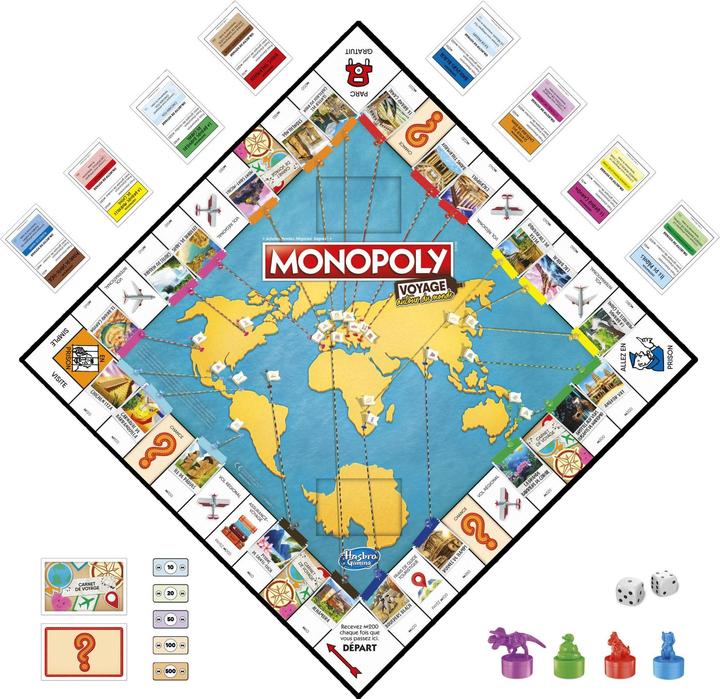 Immagine prodotto Monopoly Viaggiare nel mondo (Francese)
