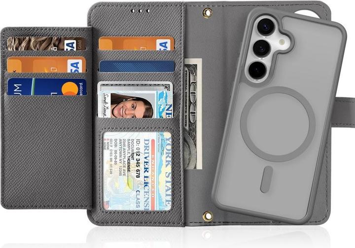 Actual product image Dux Ducis Lawa Series MagSafe Kunstleder Bookcover Hülle (Samsung Galaxy S25+)