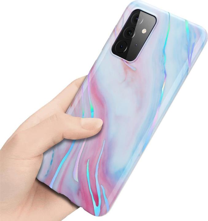Produktbild Cadorabo IMD TPU Bunter Marmor Cover (Samsung Galaxy A72)
